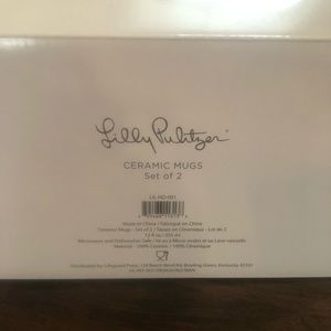Lilly Pulitzer ceramic mugs